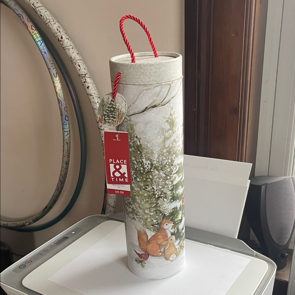 Winter Forest Wine Gift Box
